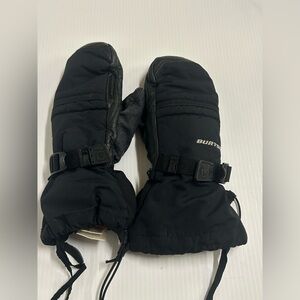 Burton TACTIC Mitt Mens Mittens Lined Snowboard Winter Gloves Size Small Black